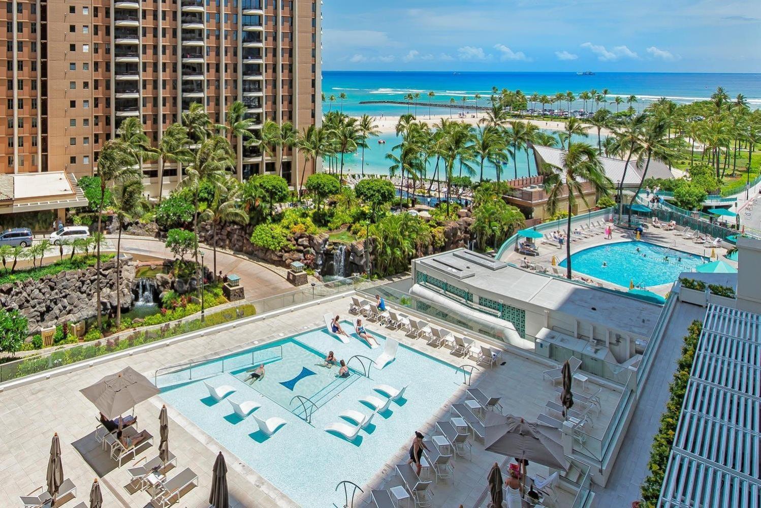 Ilikai Tower One Bedroom Lagoon View Waikiki Condos With Lanai & Free Wifi Honolulu Room photo